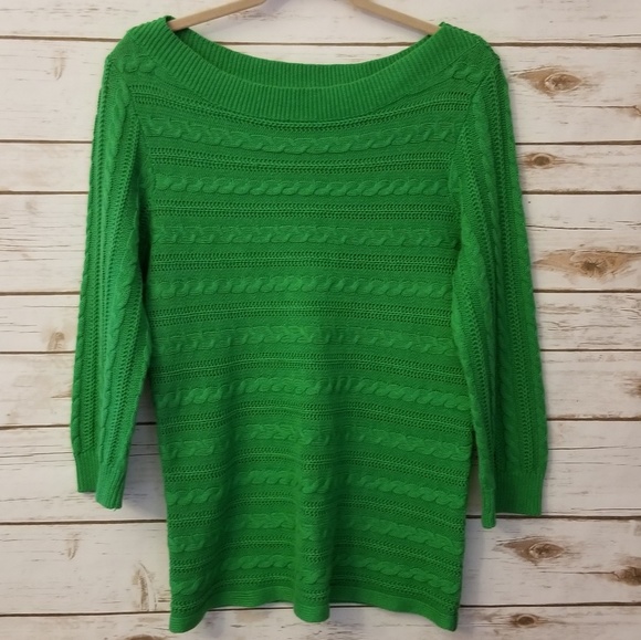 Chaps Sweaters - ⬇️⬇️ Chaps Cable Knit Ribbed Sweater MEDIUM